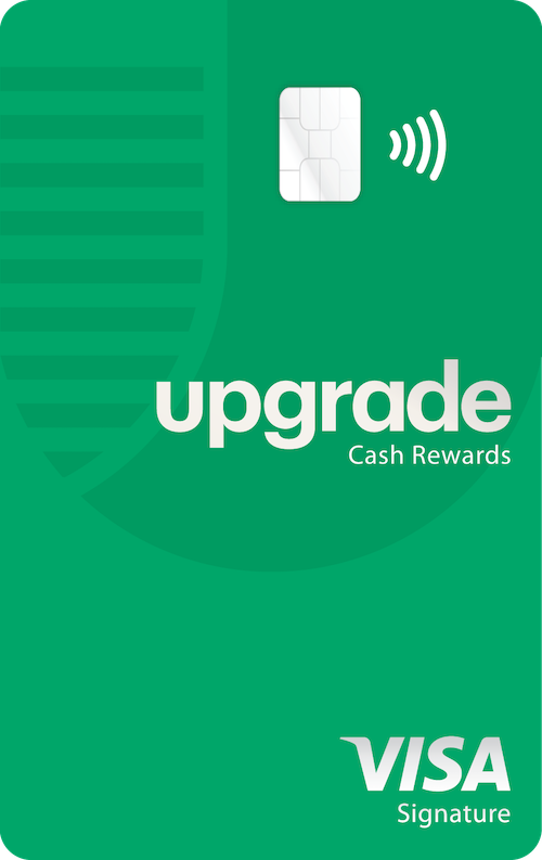 Upgrade card with cash back rewards