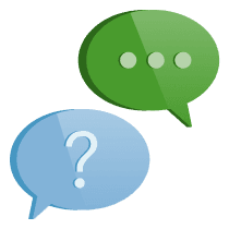 chat bubbles