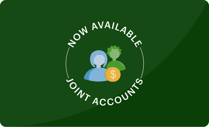 Now available: joint accounts