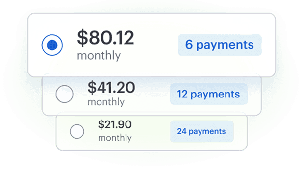 Upgrade's OneCard Pay Over Time payment feature