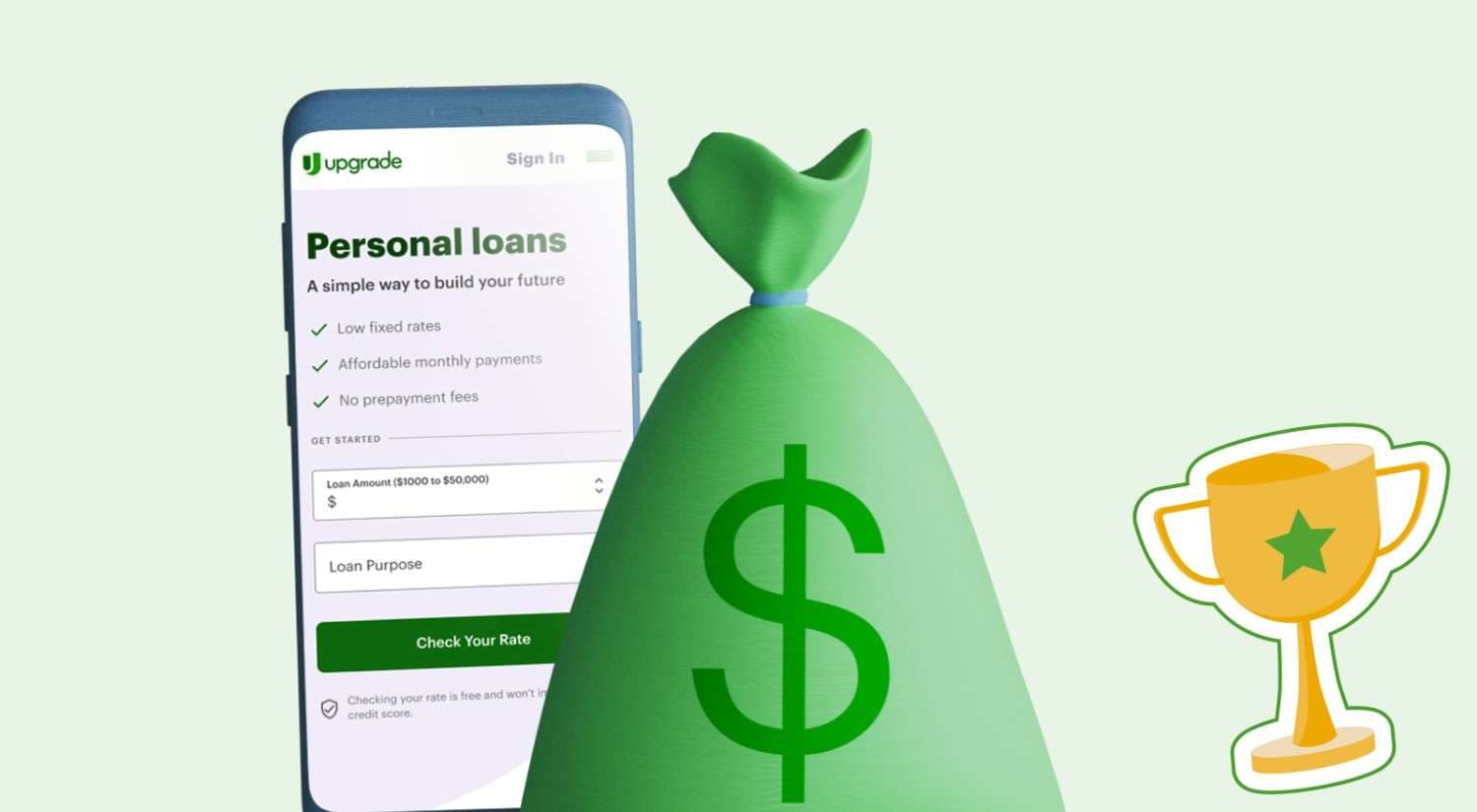 Upgrade, Inc. Rated #1 Personal Loan by LendingTree