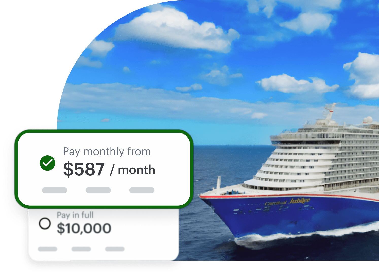 Flex Pay Carnival Onboard Hero Image